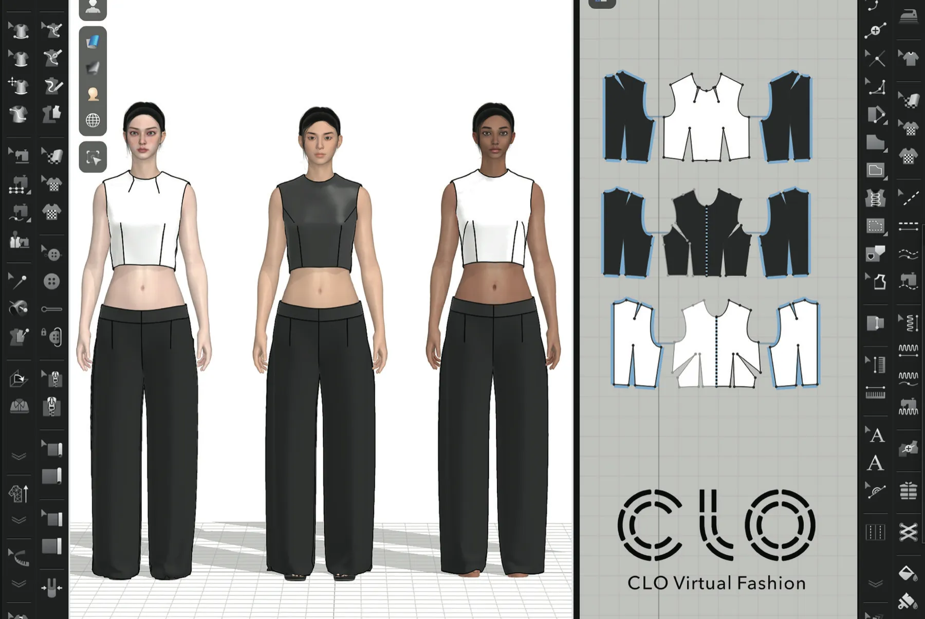 CLO3D Virtual Fashion: Class 1/4 Portfolio